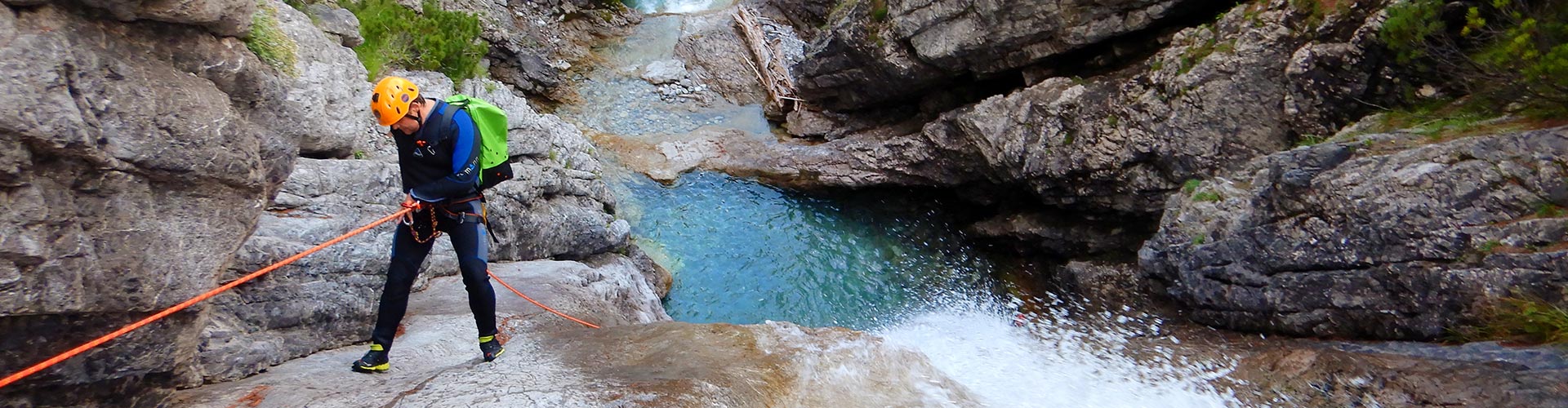 Canyoning Touren Level 3 - Allgäu - Tirol - Tessin