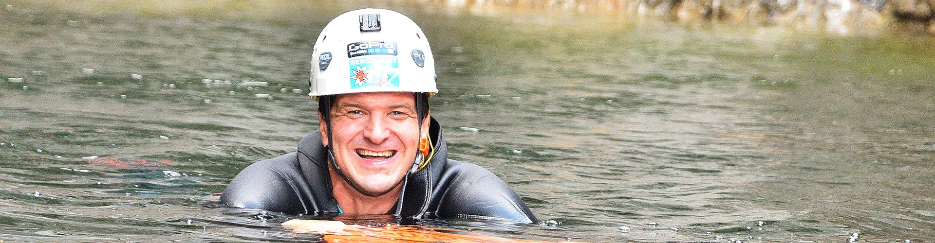 Canyoning Guide im Allgäu und in Tirol