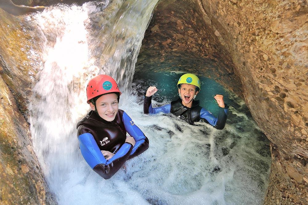 Canyoning Touren für Einsteiger und Familien - Allgau - Tirol
