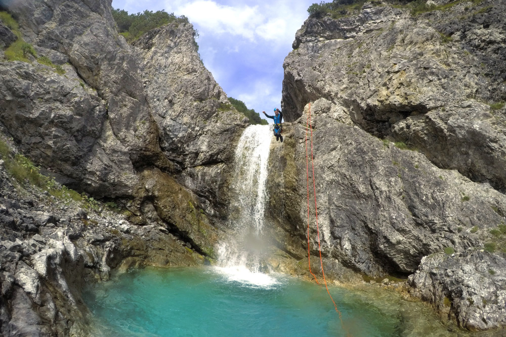 Canyoning Level 3 Rossgumpenbach Lechtal