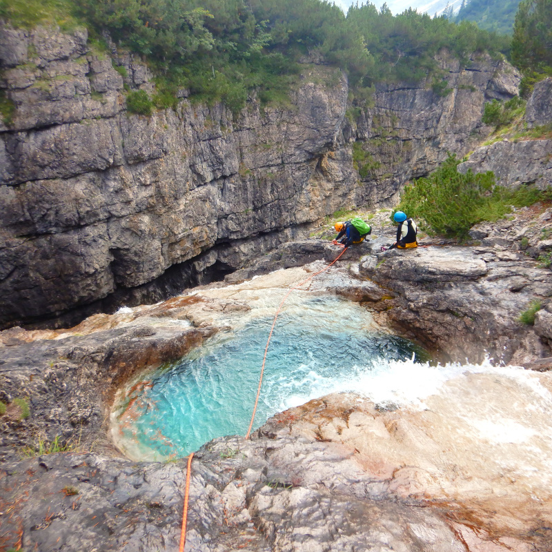 Canyoning Roßgumpenbach Lechtal