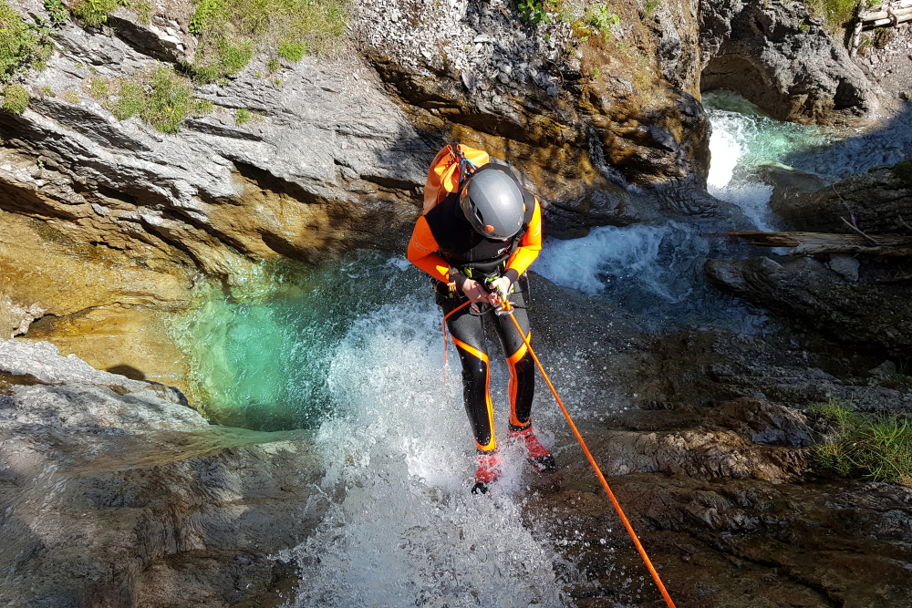 Wiesbach Canyonin Lechtal