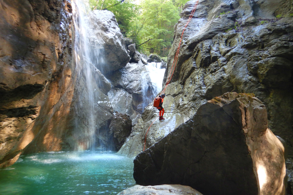 Canyoning Touren im Allgäu und in Tirol