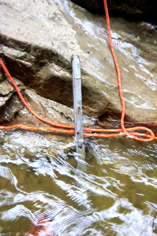 Reinigung in der Starzlachklamm