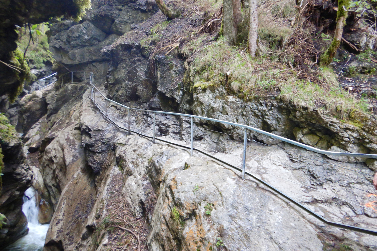 Reinigung in der Starzlachklamm