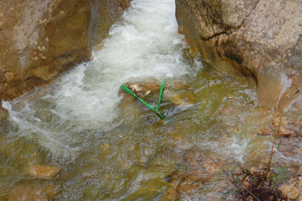 Reinigung in der Starzlachklamm