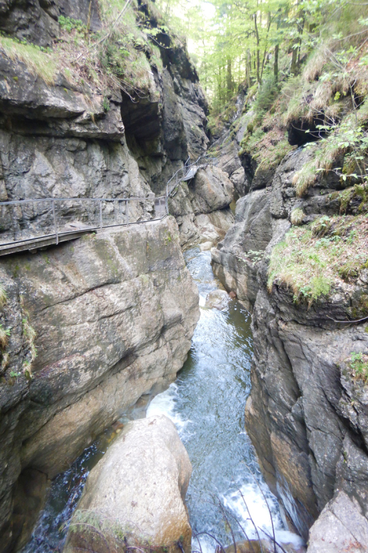 Reinigung in der Starzlachklamm