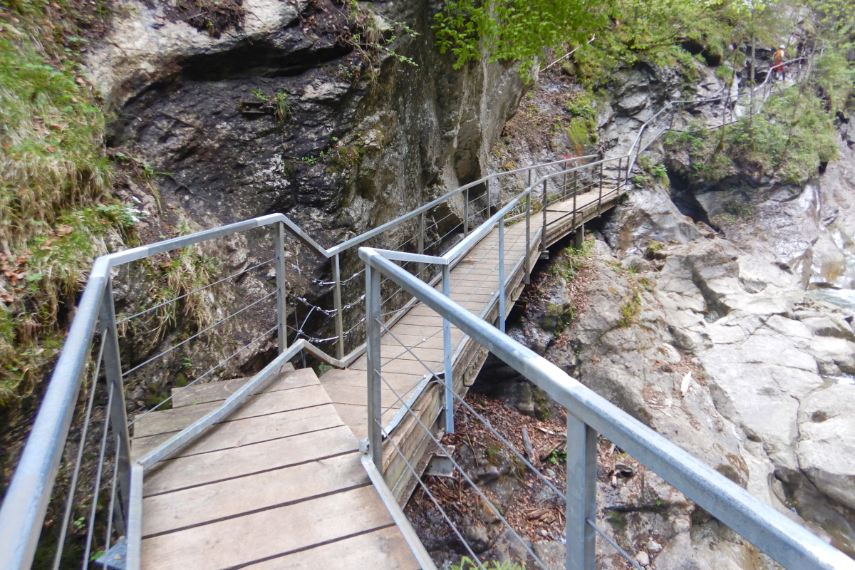 Reinigung in der Starzlachklamm