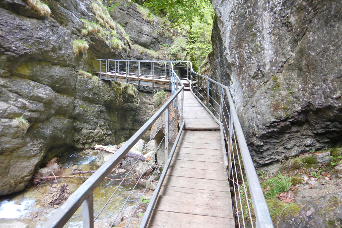 Reinigung in der Starzlachklamm