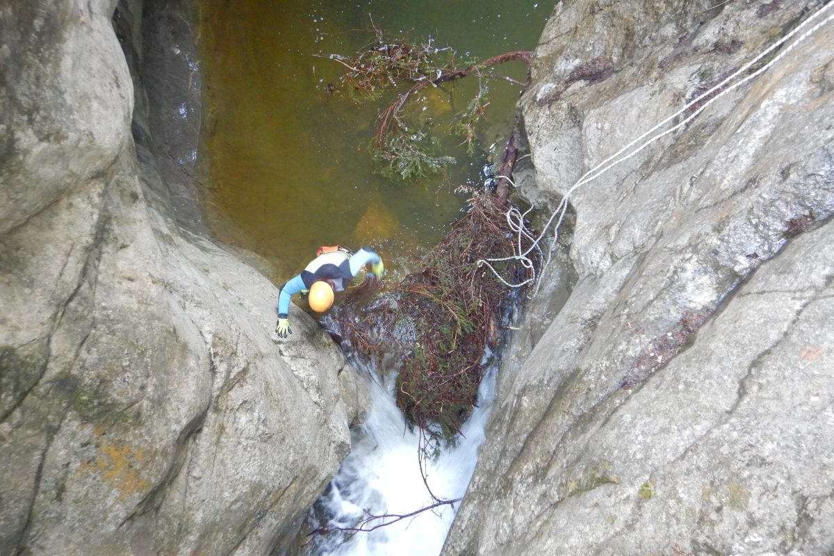 Reinigung in der Starzlachklamm