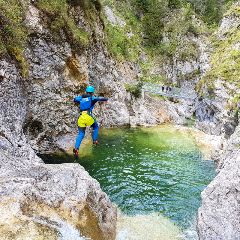 Stuibenfälle Canyoning Tour Tirol